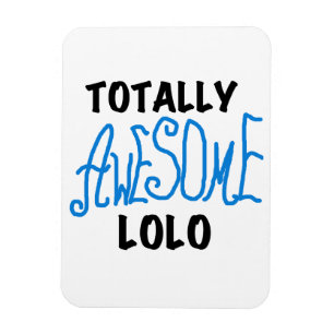 Helemaal Geweldige Lolo Blue Cadeaus Magneet