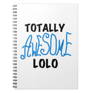 Helemaal Geweldige Lolo Blue Cadeaus Notitieboek