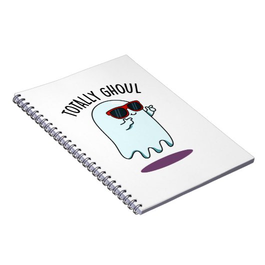 Helemaal Griezelfreak Mopshond Koel Halloween Gees Notitieboek (Rechterzijde)