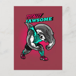 Helemaal Jawsome Shark Vaderdag Briefkaart