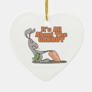helemaal over de grappige konijnenkonijnenkonijnen keramisch ornament