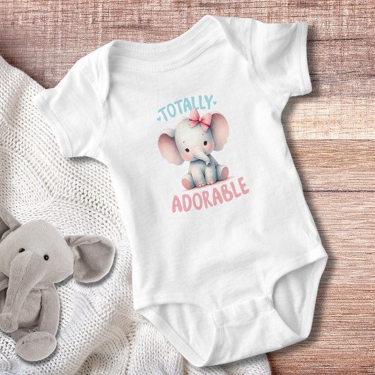 Helemaal Schattige Baby Olifant  Romper