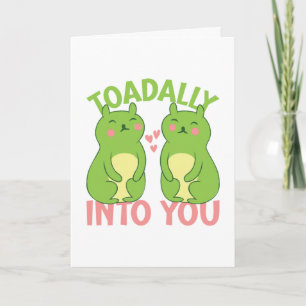 Helemaal Verliefd Op Jou Grappige Kikker Valentijn Kaart
