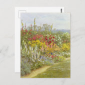 Helen Allingham A Kruidachtige Grens Briefkaart (Voorkant / Achterkant)