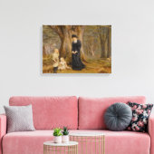 Helen Allingham The Lady of the Manor Canvas Afdruk (Insitu (Woonkamer))