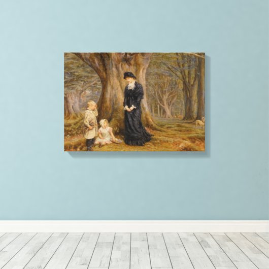 Helen Allingham The Lady of the Manor Canvas Afdruk (Insitu (Houten vloer))