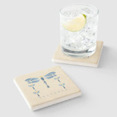 Helen Foster "Dragonfly" Stenen Onderzetter (Zijkant)