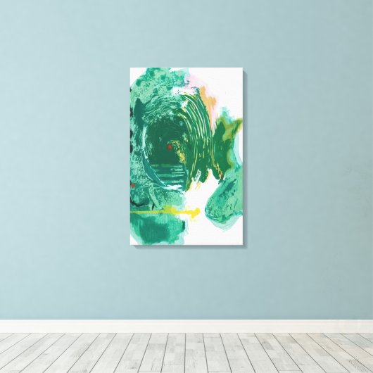 Helen Frankenthaler - Radius - 1993 Canvas Afdruk (Insitu (Houten vloer))