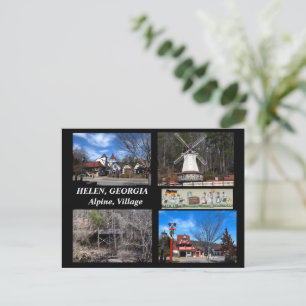 Helen, Georgia Alpine Village Briefkaart