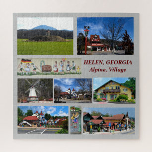 Helen, Georgia Alpine Village puzzle Legpuzzel