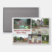 Helen, Georgia magneet (Voorkant / Achterkant)