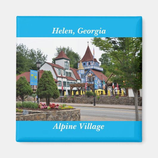 Helen. Georgië Magneet (Voorkant)