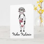 Helen Holstein Wenskaart Kaart (Gele Bloem)