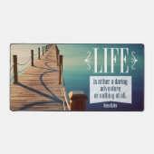 Helen Keller Citation Inspirationnelle "Aventure" (Recto)