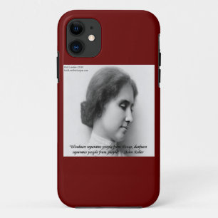 Helen Keller & Dove/Blinde Quote iPhone 5 Hoesje