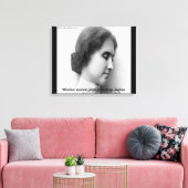 Helen Keller Famous Deaf/Blind Quote Canvas Afdruk (Insitu (Woonkamer))