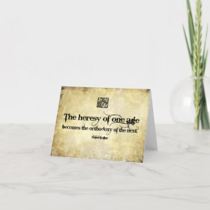 Helen Keller Inspirerend Quote Heresy van een leef Bedankkaart