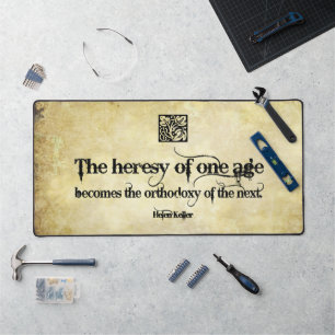 Helen Keller Inspirerend Quote Heresy van een leef Bureaumat
