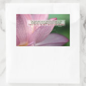 Helen Keller Inspirerend Quote "Voelde met hart" Rechthoekige Sticker (Tas)