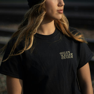 Helen Keller Ontkenner Is Geen Manier Vintage Meme T-shirt