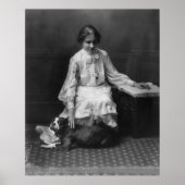 Helen Keller Reading Braille, 1904 Poster (Voorkant)
