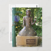 Helen Keller Statue Briefkaart (Voorkant / Achterkant)