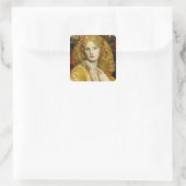 Helen of Troy, 1863 Vierkante Sticker (Tas)