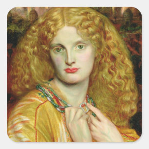 Helen of Troy, 1863 Vierkante Sticker