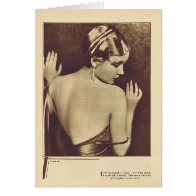 Helen Twelvetrees 1931  portretkaart (Voorkant)