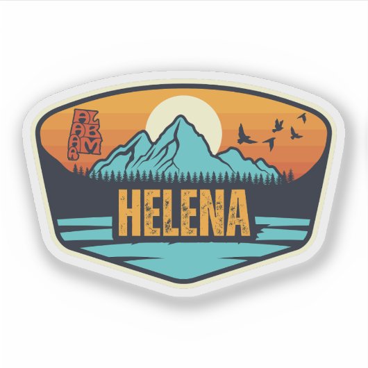 Helena, Alabama Sticker (Voorkant)
