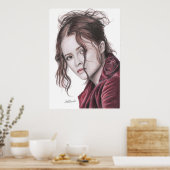 Helena Bonham Carter English Roos Poster (Keuken)