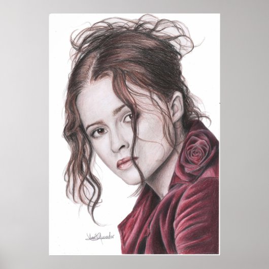 Helena Bonham Carter English Roos Poster (Voorkant)
