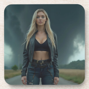 Helena Chevalier: Rust en chaos / Tornado Bier Onderzetter