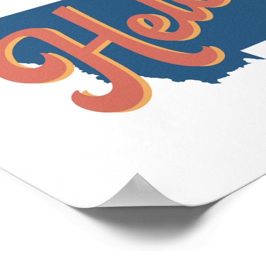 Helena, impression de l'état du Montana (Coin)