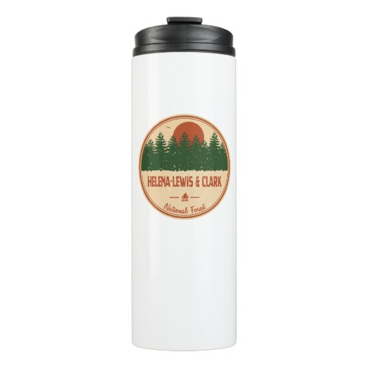 Helena-Lewis en Clark National Forest Thermosbeker (Voorkant)