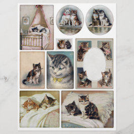 Helena Maguire Vintage Cat and Kitten Fussy Cuts