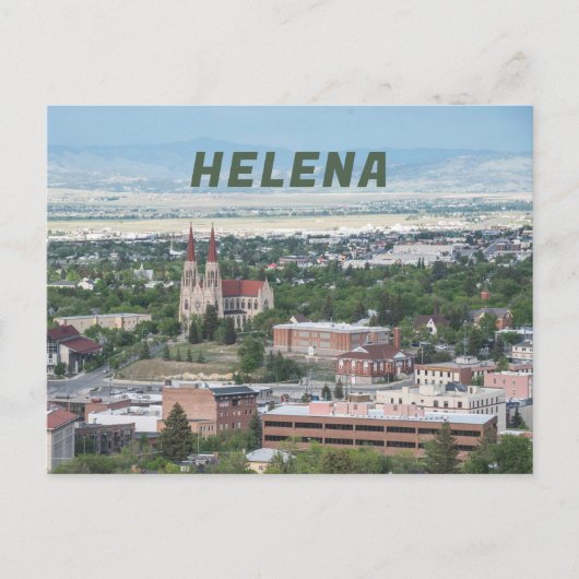 Helena, Montana downtown uitzicht Briefkaart (Voorkant)