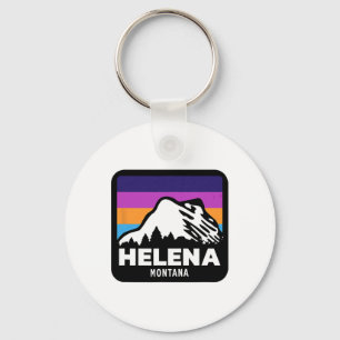 Helena Montana Vissen Skiën Snowboarden Familie Sleutelhanger