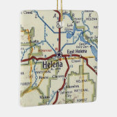 Helena MT  kaart Keramisch Ornament (Rechts)