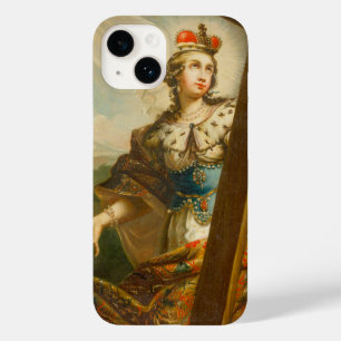 Helena van Constantinopel met het Ware Kruis Heili Case-Mate iPhone 14 Hoesje