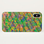 Helena van verweesde zwarte abstracte kunst en her Case-Mate iPhone case (Achterkant (horizontaal))