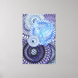 helende parkiet canvas afdruk