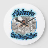 Helen's aangepaste koekjes grote klok (Voorkant)