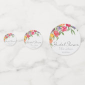 Helere en Leuke Tulp Bruidsuitnodiging Confetti (Achterkanten)