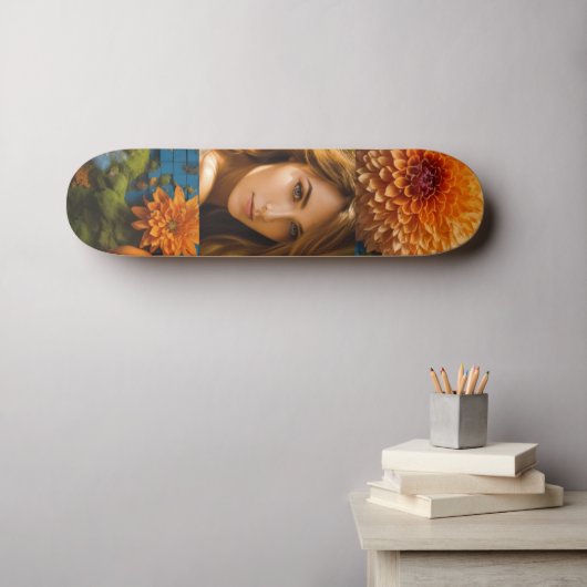 #HelflipSkateboard Skateboard (Muurkunst (Horizontaal))