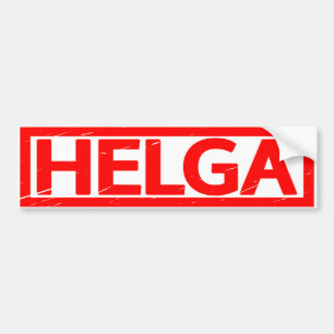 Helga Stamp Bumpersticker