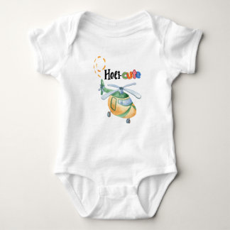 Heli-schattige babykleding, Helikopter thema Romper