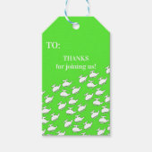 Heli verjaardagsfeestje cadeaulabel (Voorkant)