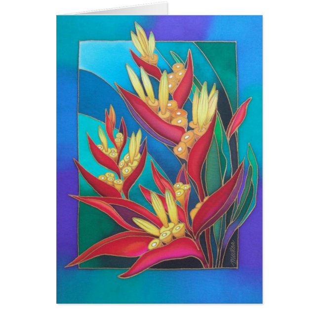 HELICONIA DANS LE VENT (Devant)