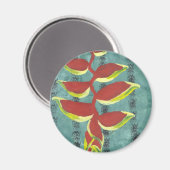 Heliconia Magnet (Recto/Verso)